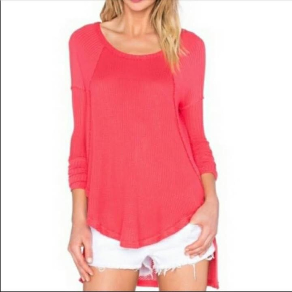 Free People Ventura Thermal in Coral